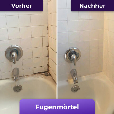 Antes y después de NuroClean en juntas